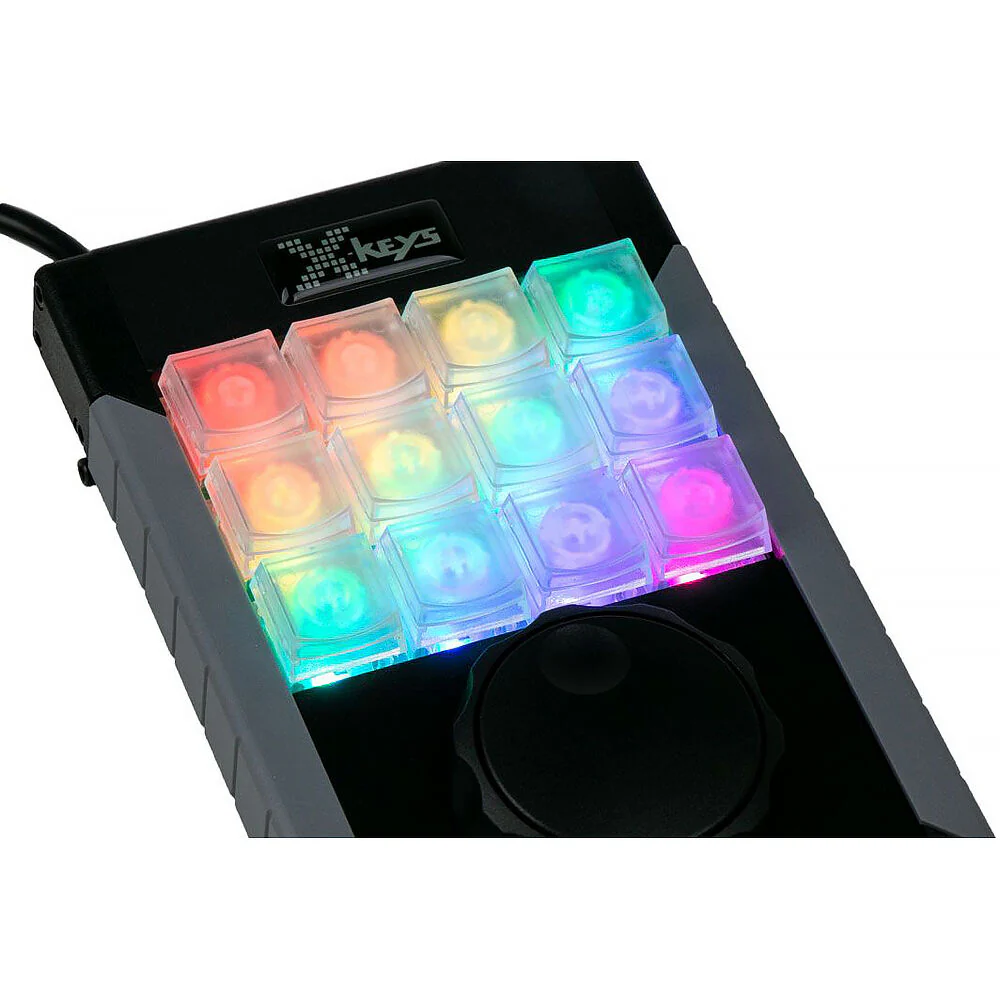 X-keys XBE-12 Jog Shuttle with Macro Keypad - Image 4