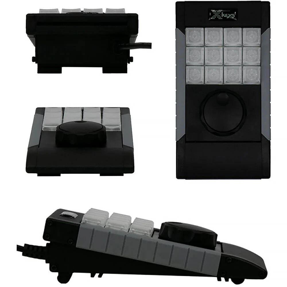X-keys XBE-12 Jog Shuttle with Macro Keypad - Image 6