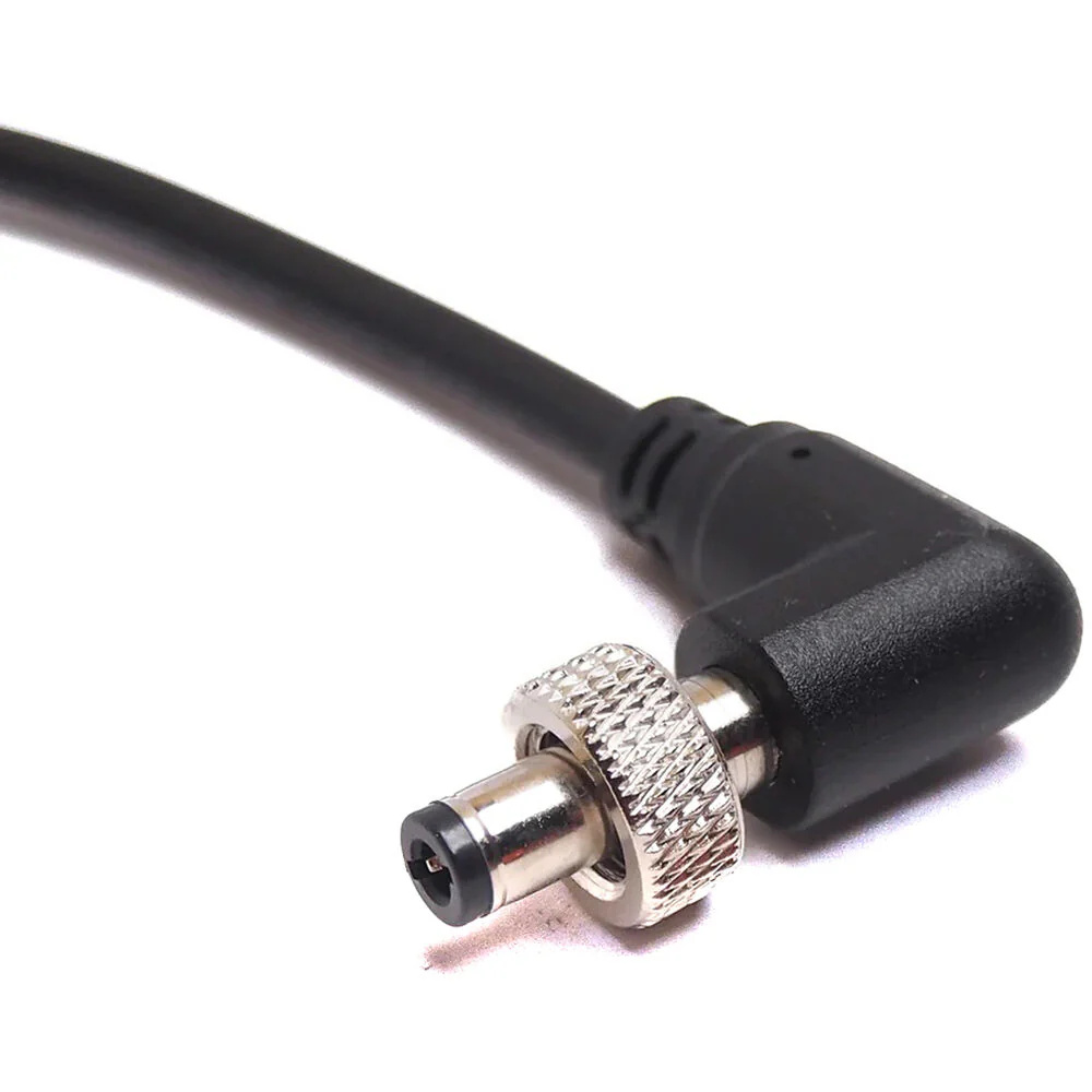 XLCS Designs Locking Right-Angle 12 VDC Power to D-Tap Cable for Blackmagic Micro G2 (6.7") - Image 4