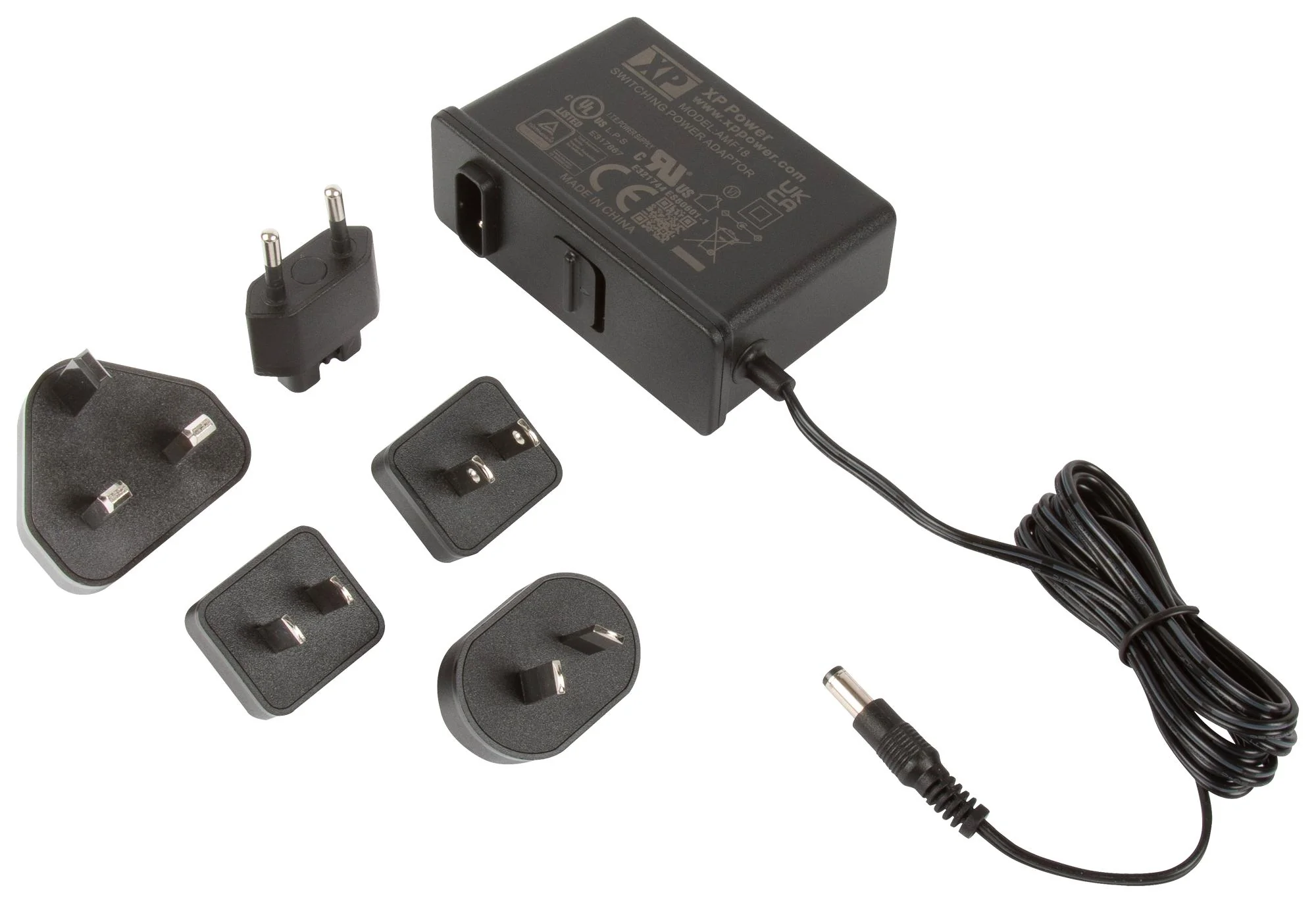 XP Power AMF Plug EU AC Input Black AMF18 Series AMF24 AMF36 AC-DC Supplies - Image 2