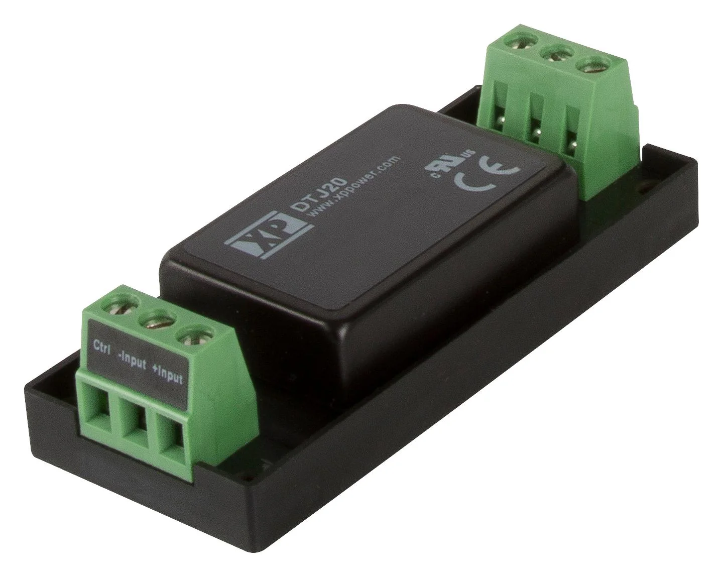 XP Power DTJ2024D15 Isolated Chassis Mount DC/DC Converter ITE 4:1 20 W 2 Output 15 V 665 mA