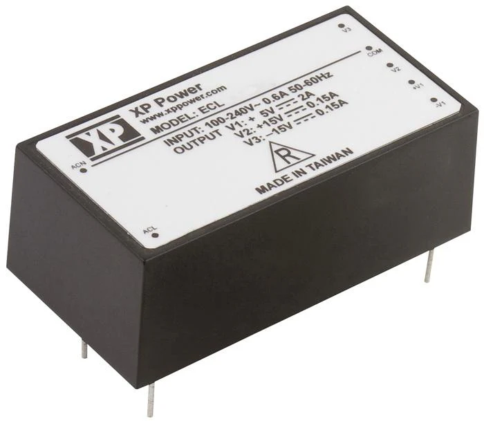 XP Power ECL30UD01-E ECL30UD01-E AC/DC PCB Mount Supply (PSU) ITE 2 Output 30 W 12 V 1.3 A -12