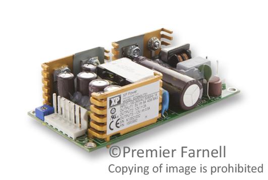 XP POWER ECM40UT31 AC/DC Open Frame Power Supply (PSU), ITE & Medical, 3 Output, 40 W, 90V AC to 264V AC - Image 2