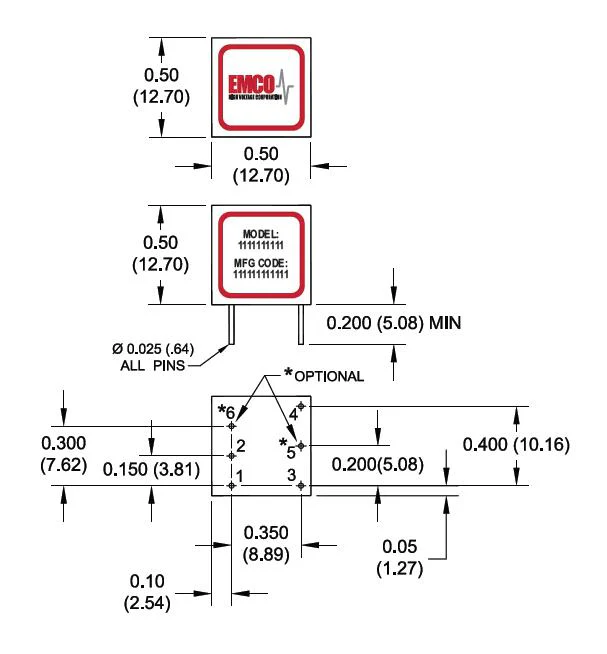 XP Power Q05-5 High Voltage DC/DC Converter Proportional Positive Output Adjustable 500 mW 1 mA - Image 2