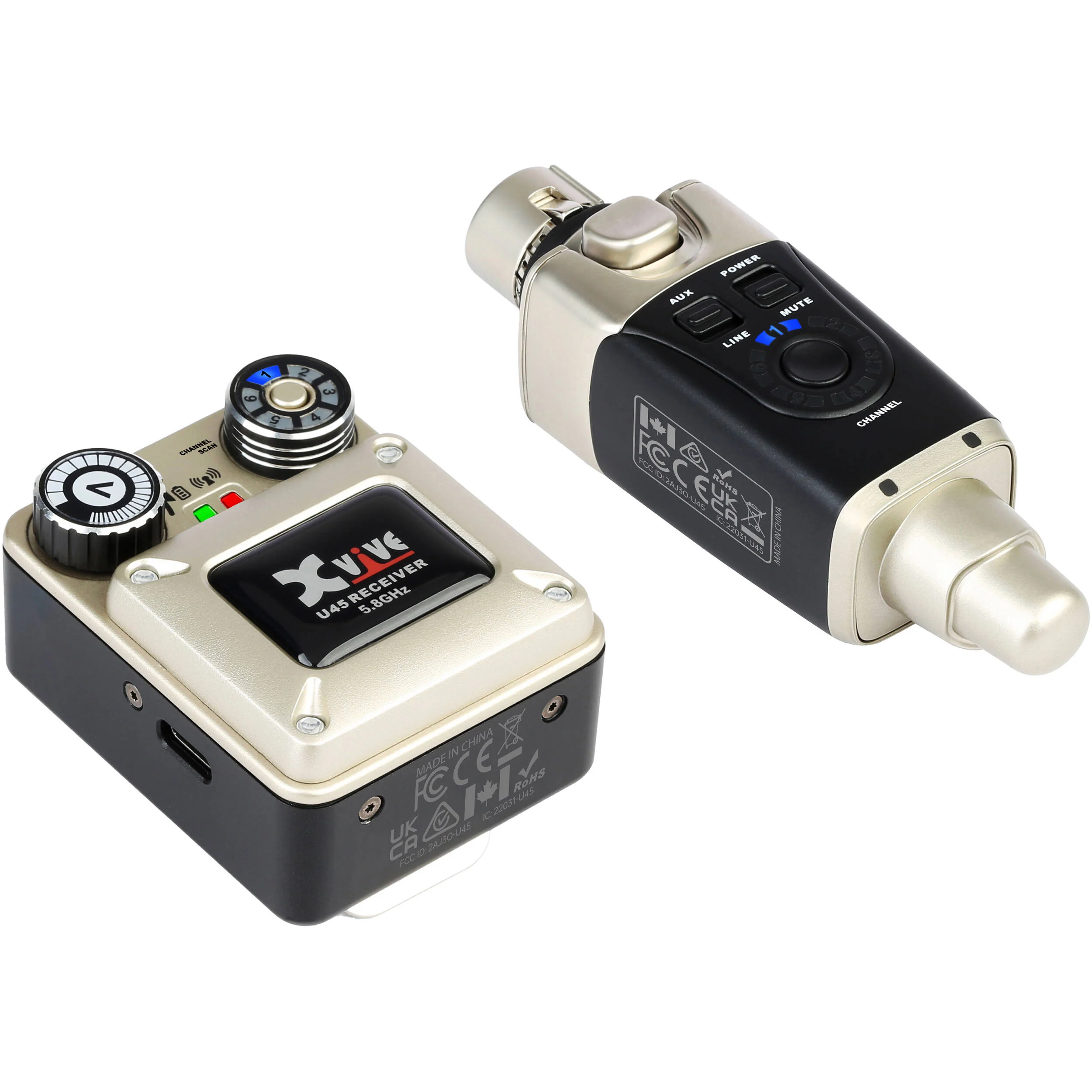 Xvive Audio U45 Wireless In-Ear Monitor System (5.8 GHz)