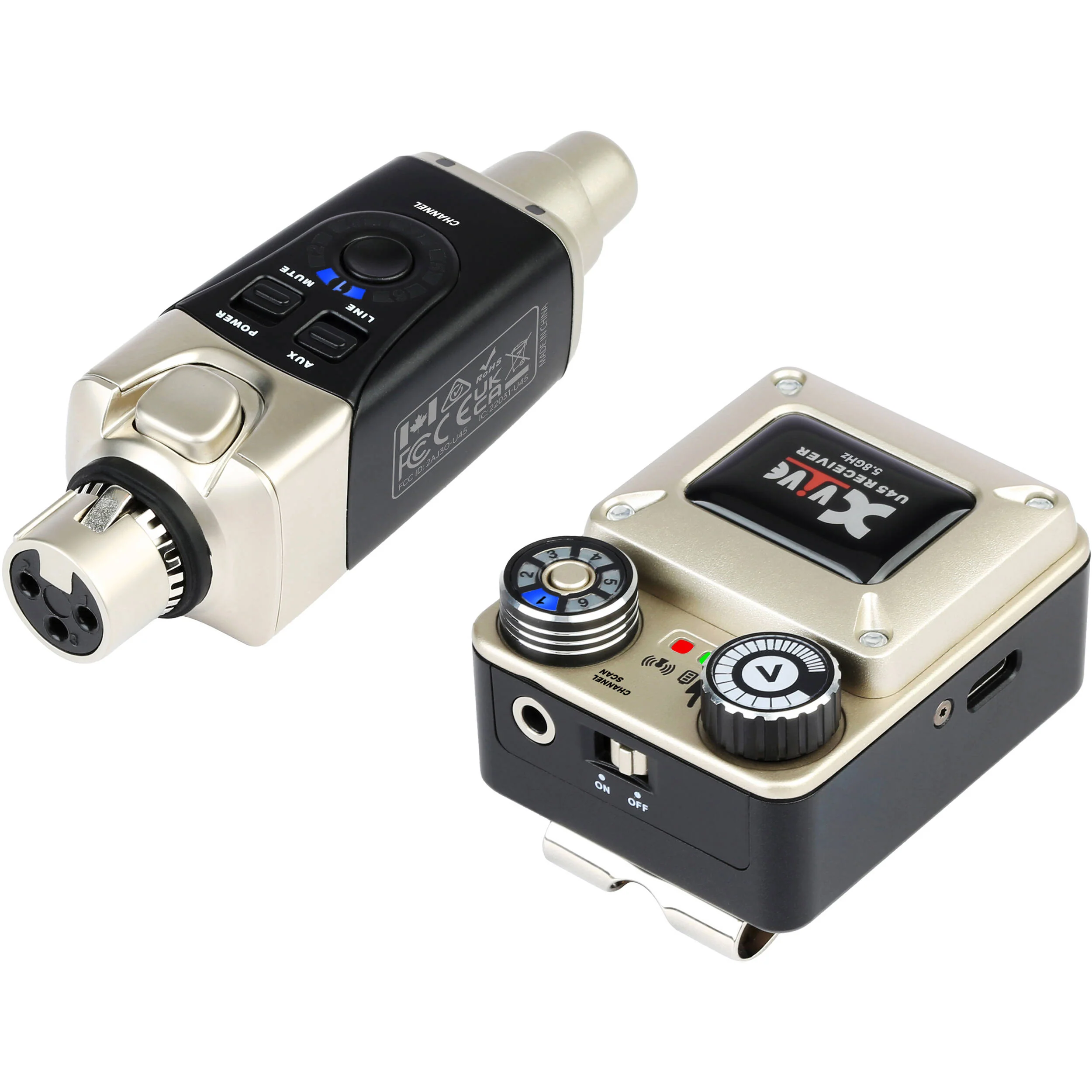 Xvive Audio U45 Wireless In-Ear Monitor System (5.8 GHz) - Image 5