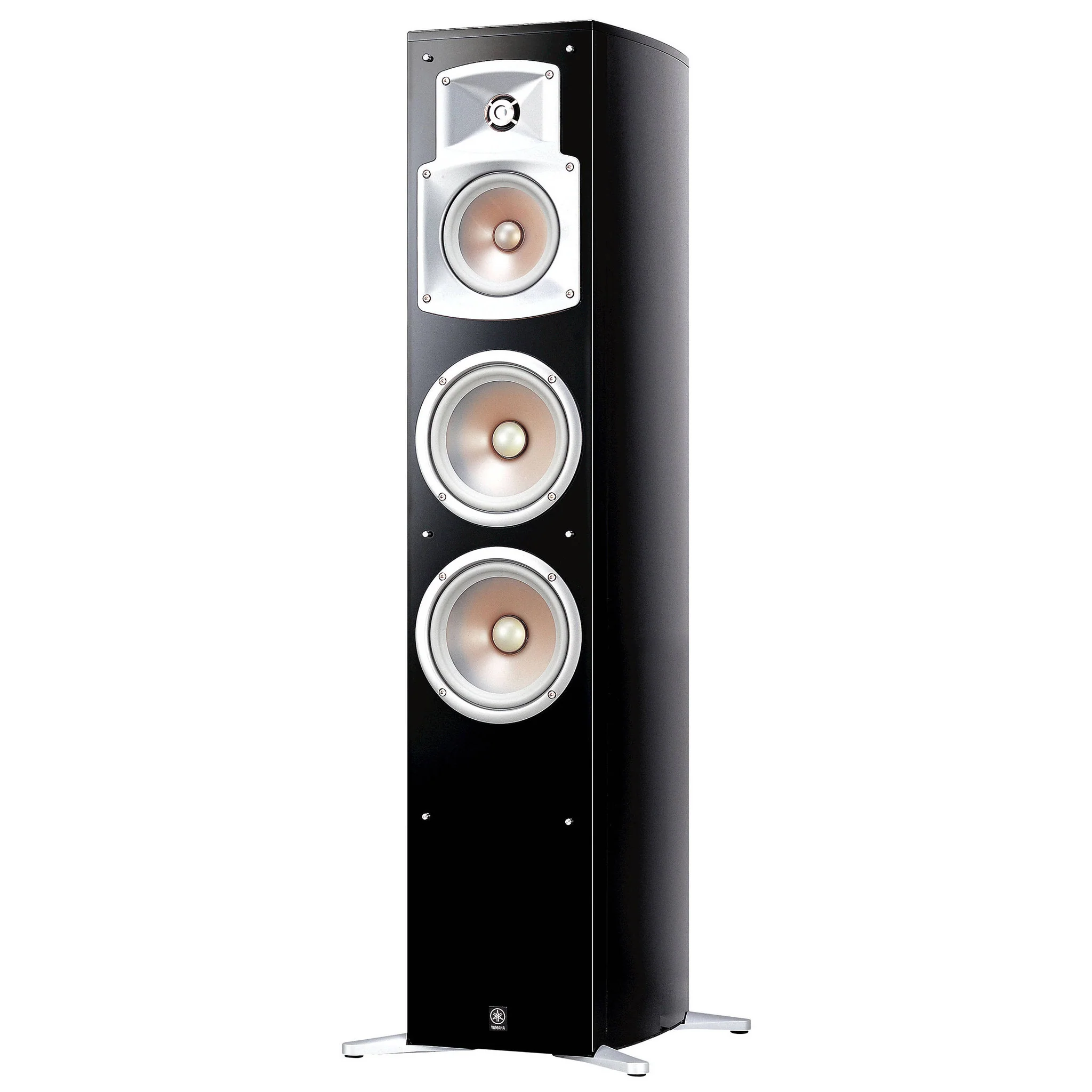 Yamaha NS-555 Dual 6-1/2" 3-Way 250-Watt Floor Standing Speaker - Black - Image 3