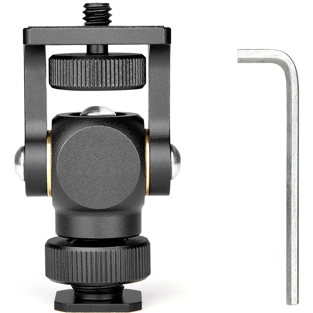 YELANGU A180 Tilt and Swivel Monitor Mount with Cold Shoe - Image 2