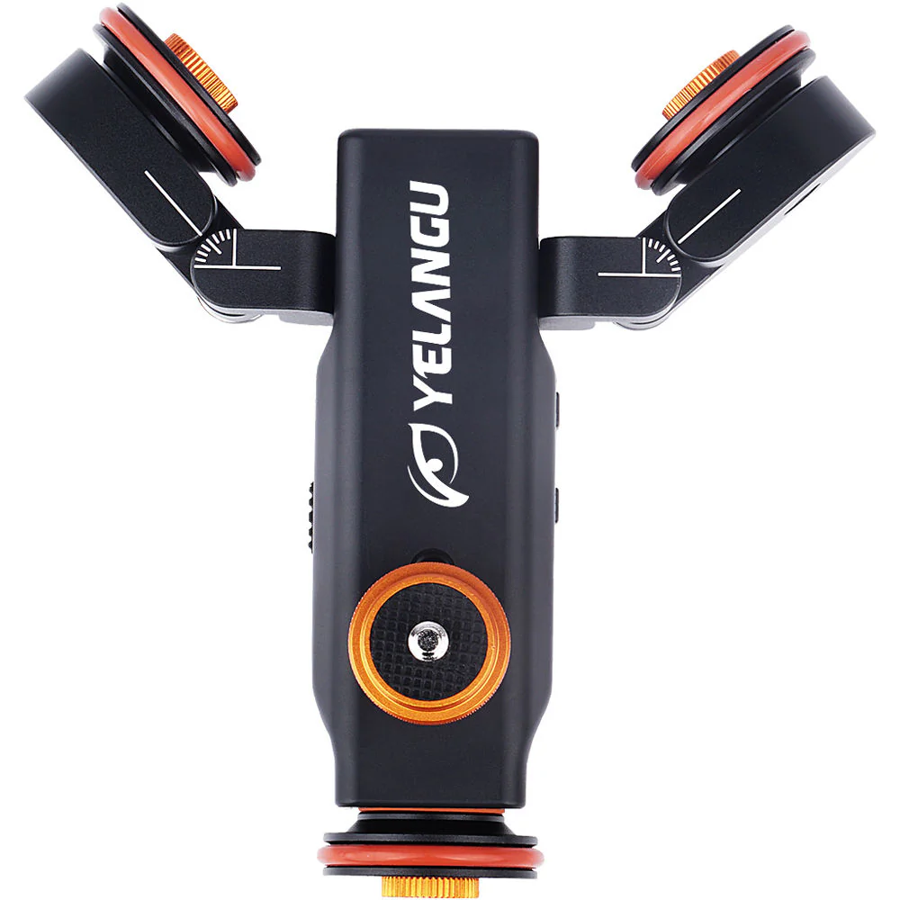 YELANGU L4X Motorized DSLR Dolly with Remote (Black) - Image 4