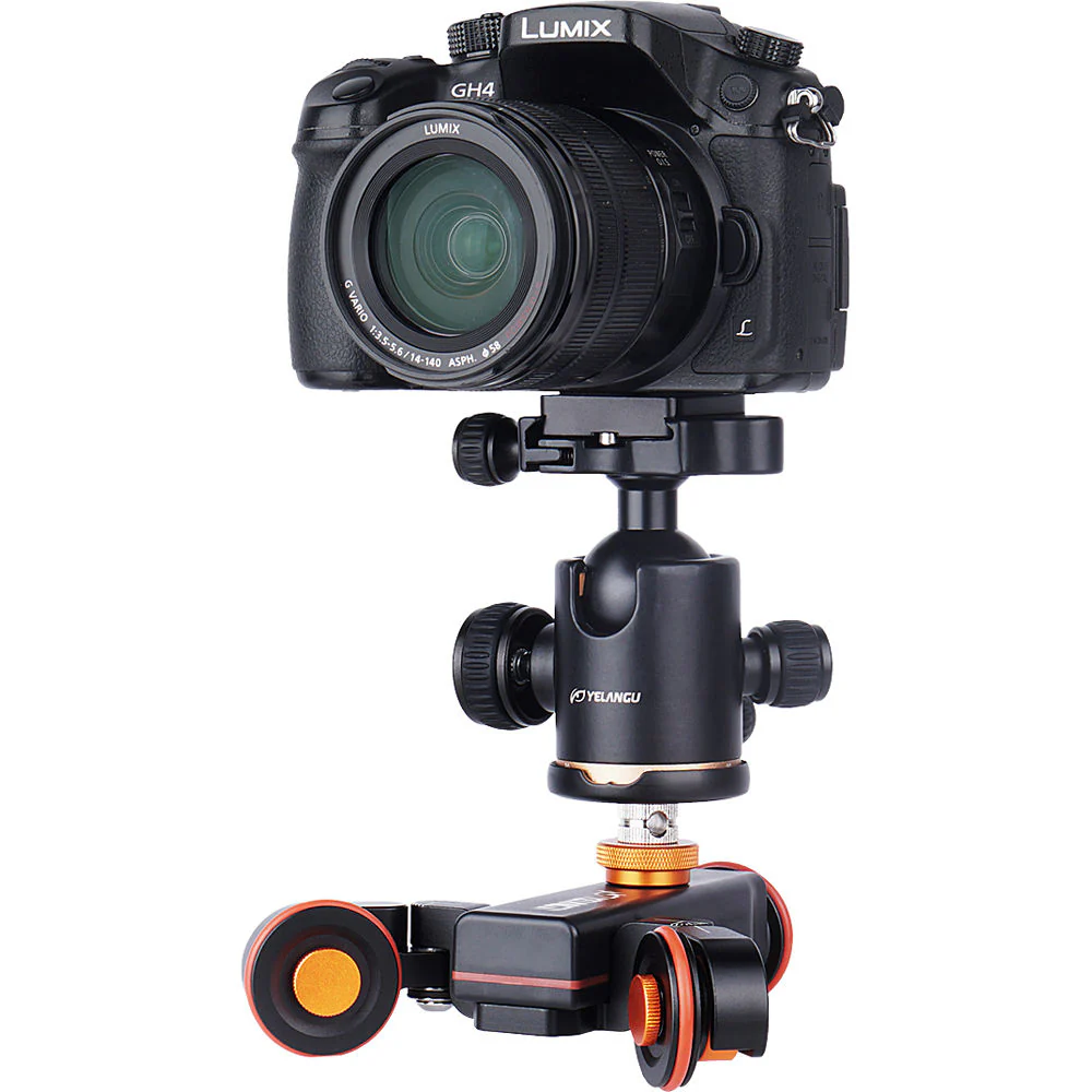 YELANGU L4X Motorized DSLR Dolly with Remote (Black) - Image 7