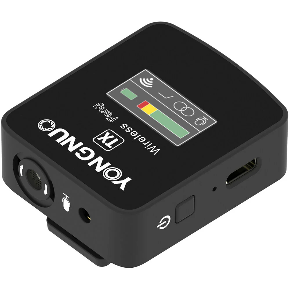 Yongnuo Feng Compact Digital Wireless Microphone System for Cameras & Smartphones (2.4 GHz) - Image 3