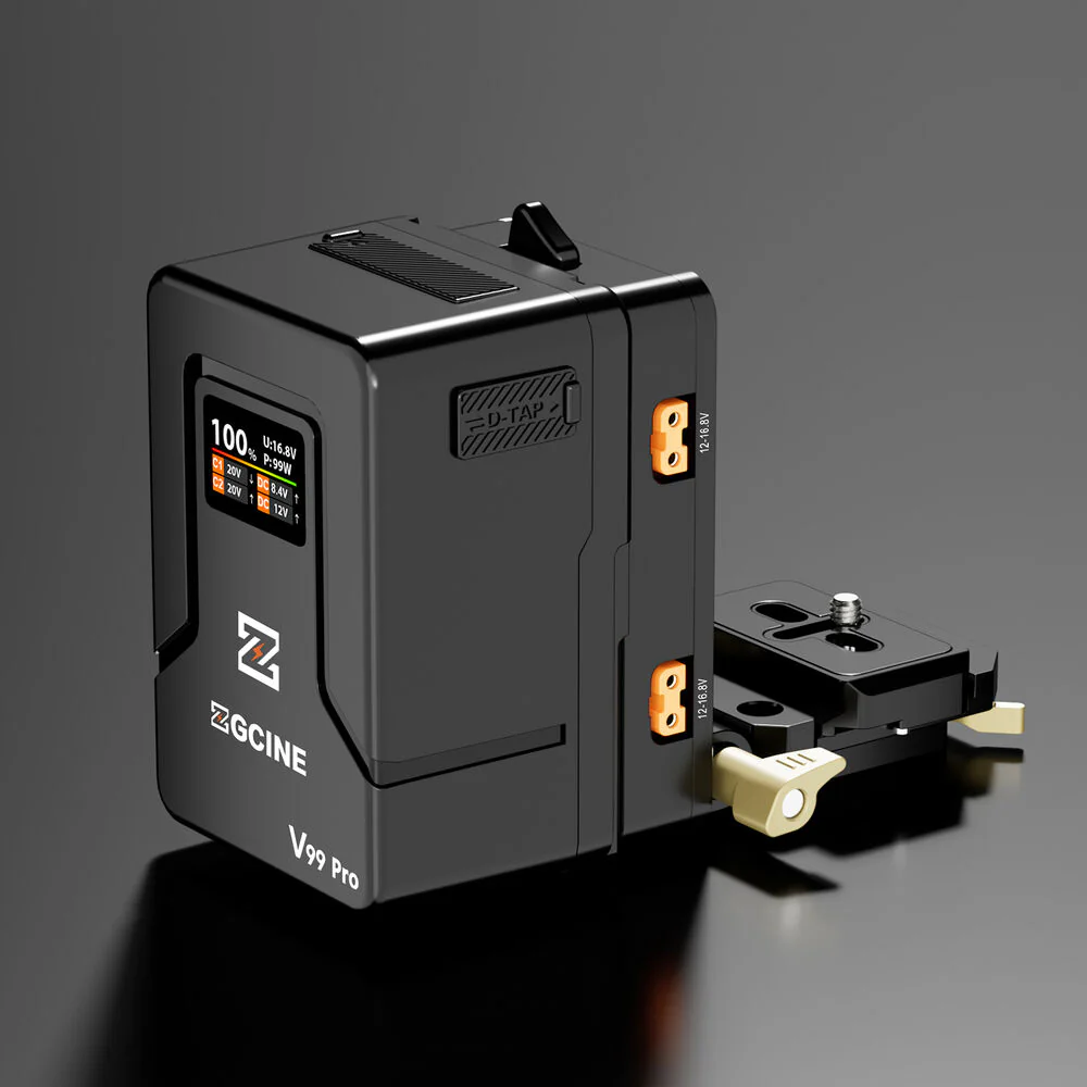 ZGCINE Creator Set Combo 1 with VM-VP4 Quick-Release V-Mount Plate & V99Pro V-Mount Battery - Image 4