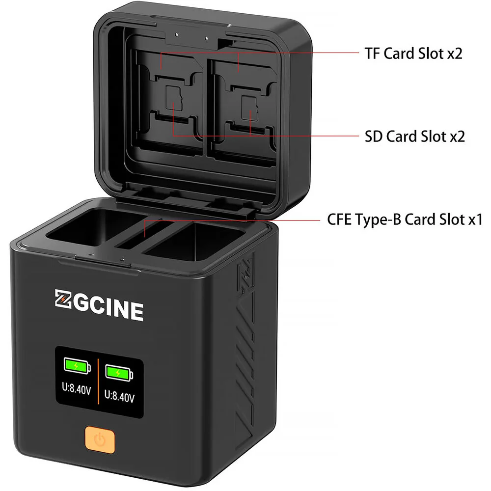 ZGCINE Fast Dual Charger for Nikon EN-EL25 Batteries - Image 3
