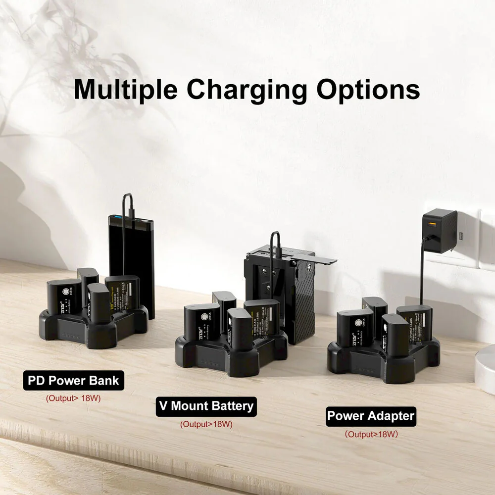 ZITAY DMW-BLK22 Fast 4-Channel Battery Charger - Image 5