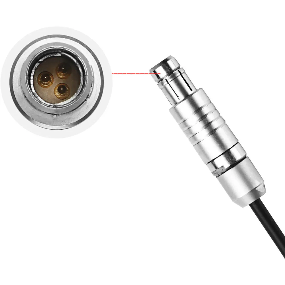 ZITAY USB-C to 3-Pin Fischer Run/Stop Control Cable for DJI RS 2 (12") - Image 4