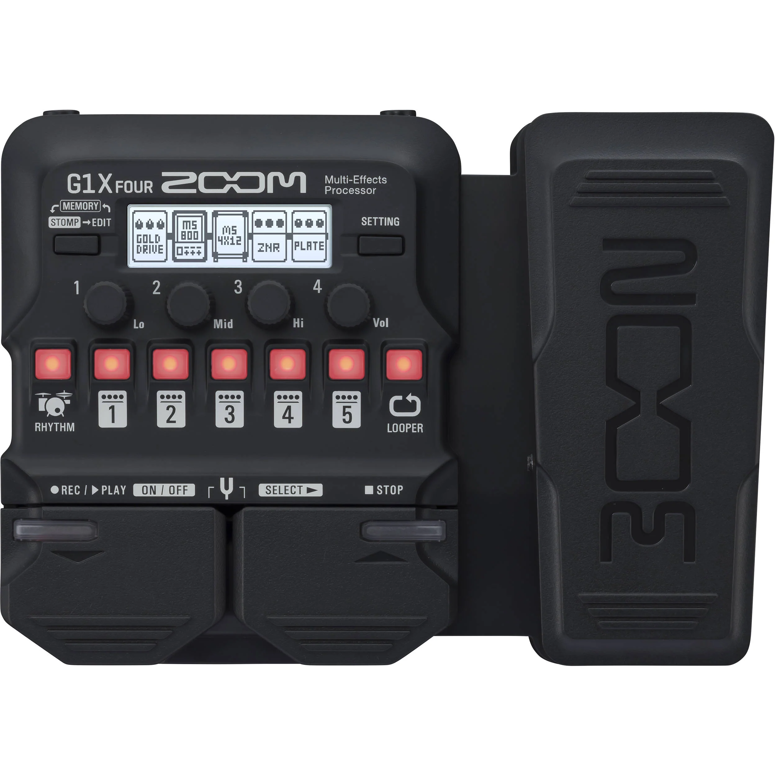 Zoom G1X Four Guitar Effects Processor with Built-In Expression Pedal - Image 3